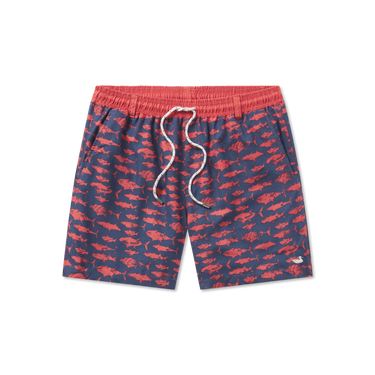 Navy and Red