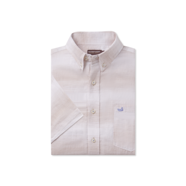 Burnt Taupe and White Linen