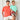 Coral with Electric Blue | LS
