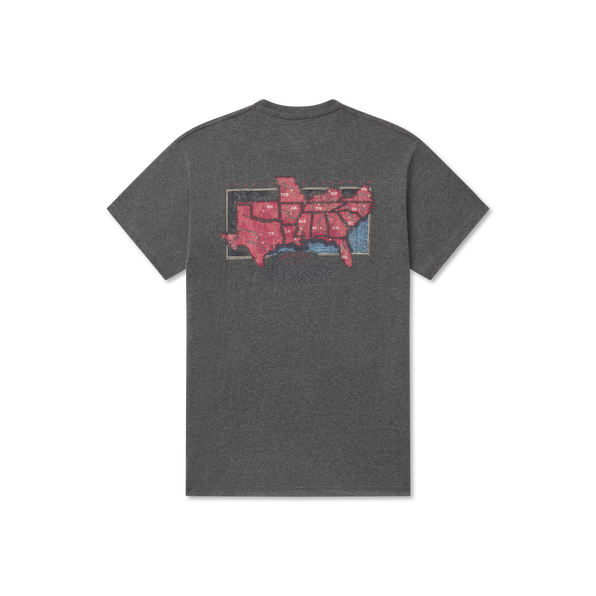 Midnight Gray | River Route Collection Tee | The South