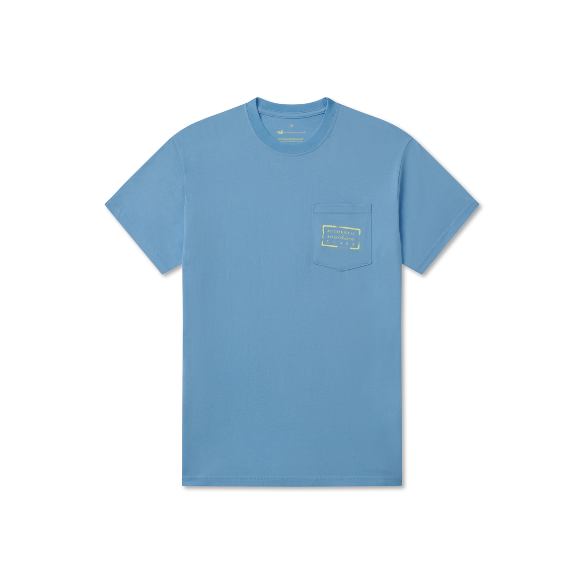 Breaker Blue | Southern Authentic Vibrant Tee | Short Sleeve | Front