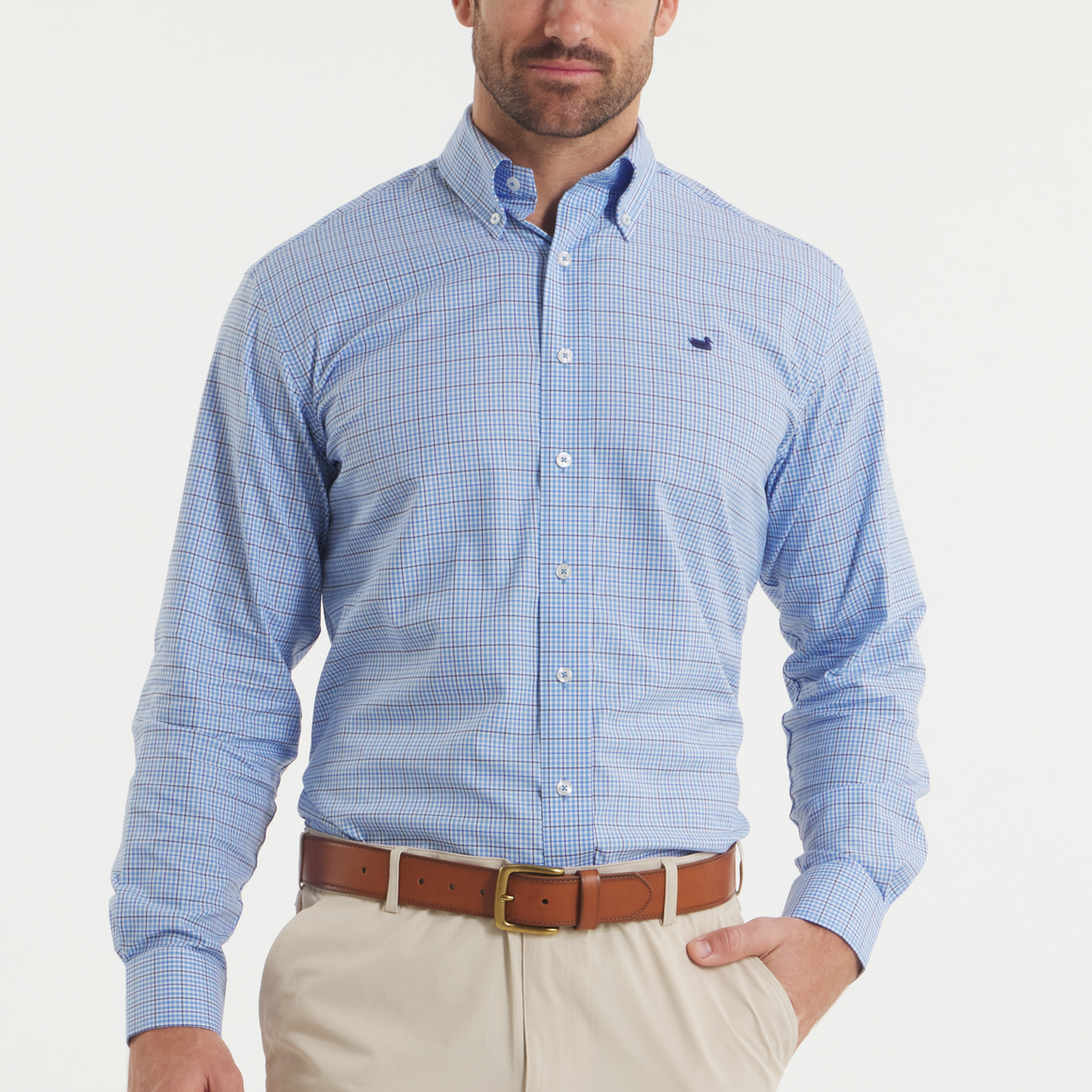 French Blue & Navy | ON MODEL | FRONT