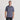 Dark Gray & Light Blue Gridiron | On Model Front