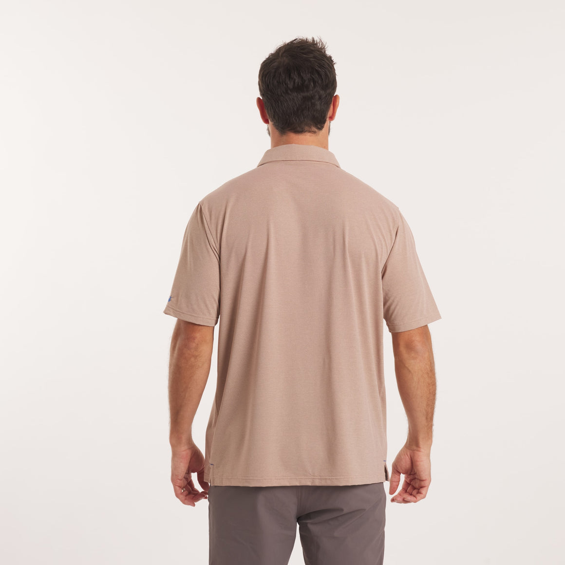 Washed Peach Mesh | On Model | Back