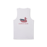 White | Authentic Flag Tank Top | Back