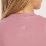 Mulberry | On Model | Back Logo Subtle Detail