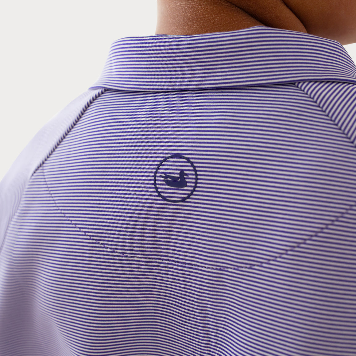 White & Purple | On Model Back Details
